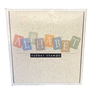 Hero Arts Alphabet Blocks Rubber Stamp Set